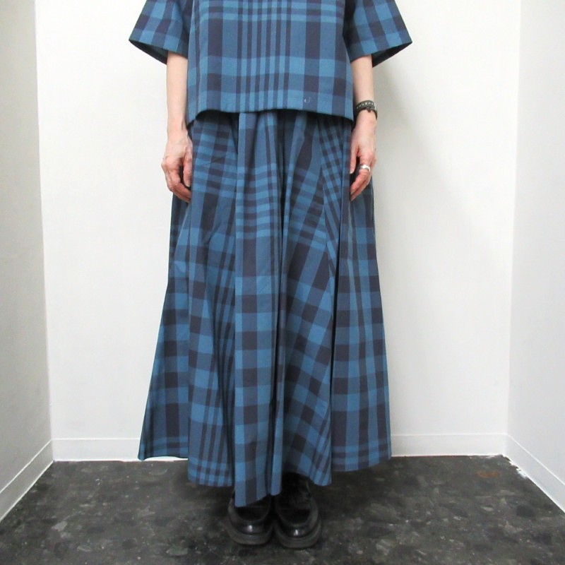 Vent d'ouest  タイプライターチェックスカート /BL29【日本製】